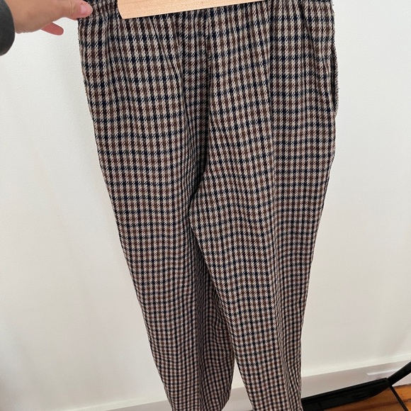 Vintage Item Eyes Checkered plaid Pants in Black and Brown - Picture 3 of 6